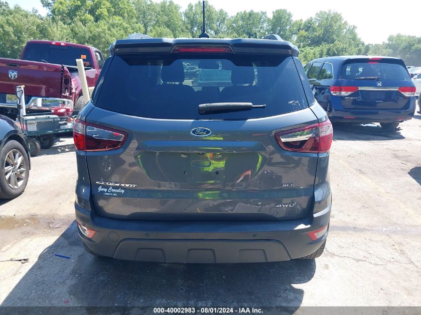 2020 Ford Ecosport Ses VIN: MAJ6S3JL8LC330573 Lot: 40002983