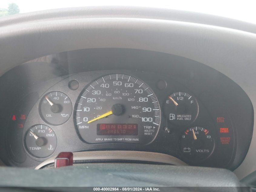 1997 Chevrolet Astro VIN: 1GNEL19W1VB129703 Lot: 40002984