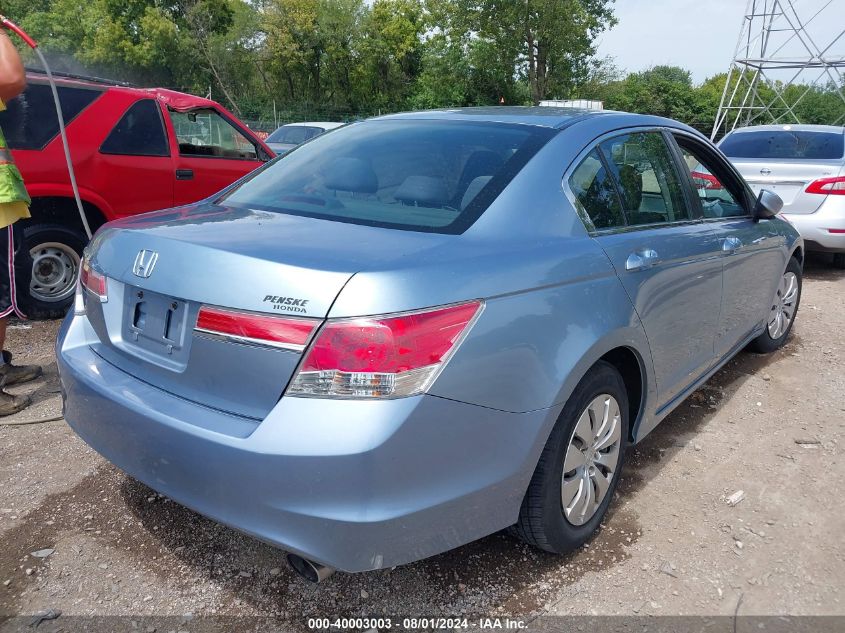 2011 Honda Accord 2.4 Lx VIN: 1HGCP2F32BA085346 Lot: 40003003