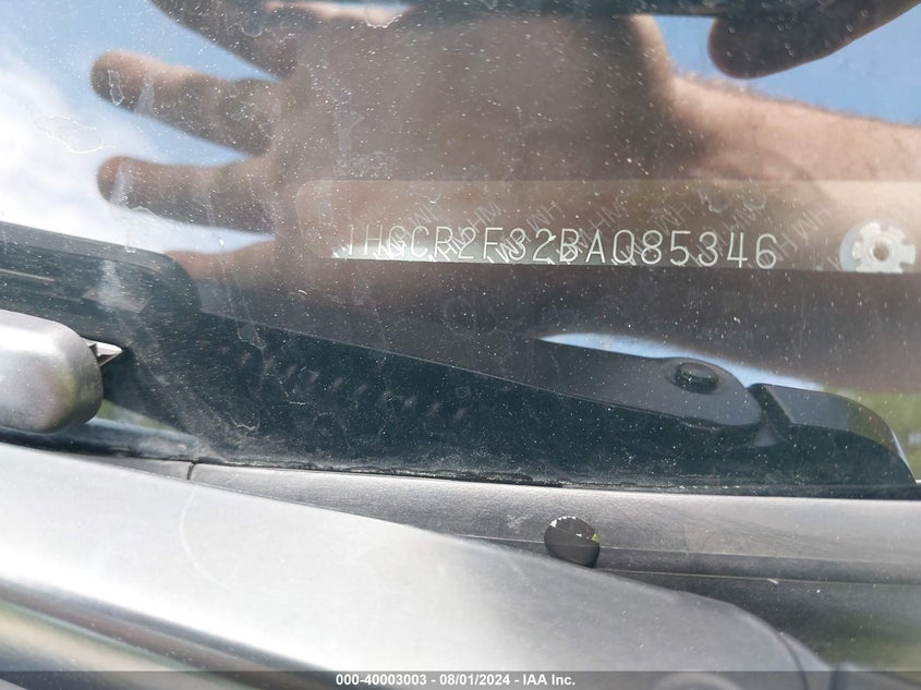 2011 Honda Accord 2.4 Lx VIN: 1HGCP2F32BA085346 Lot: 40003003