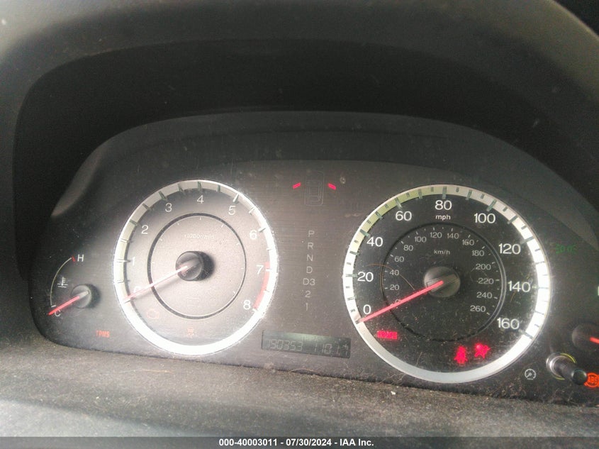 2011 Honda Accord 2.4 Lx VIN: 1HGCP2F34BA083260 Lot: 40003011