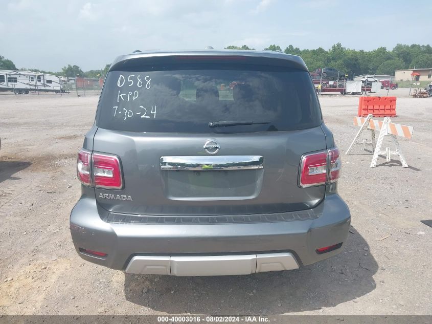 2017 Nissan Armada Sv VIN: JN8AY2NC1H9510588 Lot: 40003016