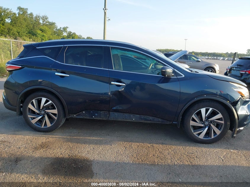 2016 Nissan Murano S/Sl/Sv/Platinum VIN: 5N1AZ2MG4GN169671 Lot: 40003038