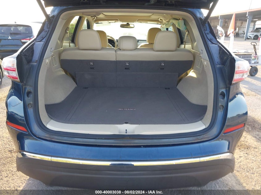 2016 Nissan Murano S/Sl/Sv/Platinum VIN: 5N1AZ2MG4GN169671 Lot: 40003038