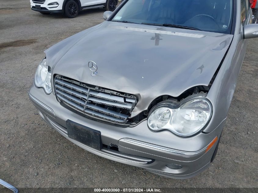 2007 Mercedes-Benz C 280 Luxury 4Matic VIN: WDBRF92H57F891082 Lot: 40003060