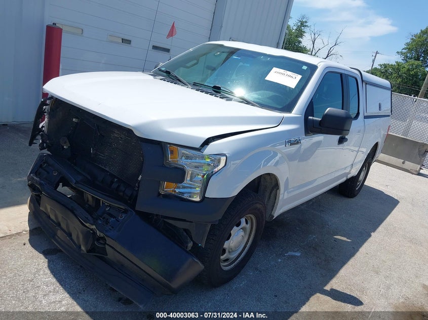 VIN 1FTEX1E82HKD86393 2017 FORD F-150 XL