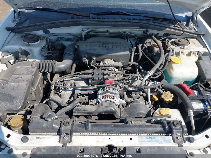 2003 Subaru Forester X VIN: JF1SG636X3H709196 Lot: 40003076