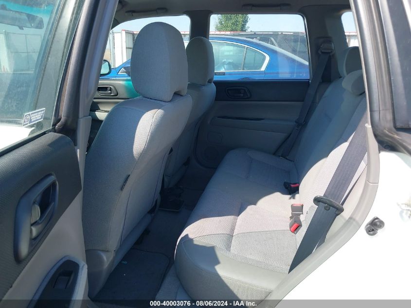 2003 Subaru Forester X VIN: JF1SG636X3H709196 Lot: 40003076