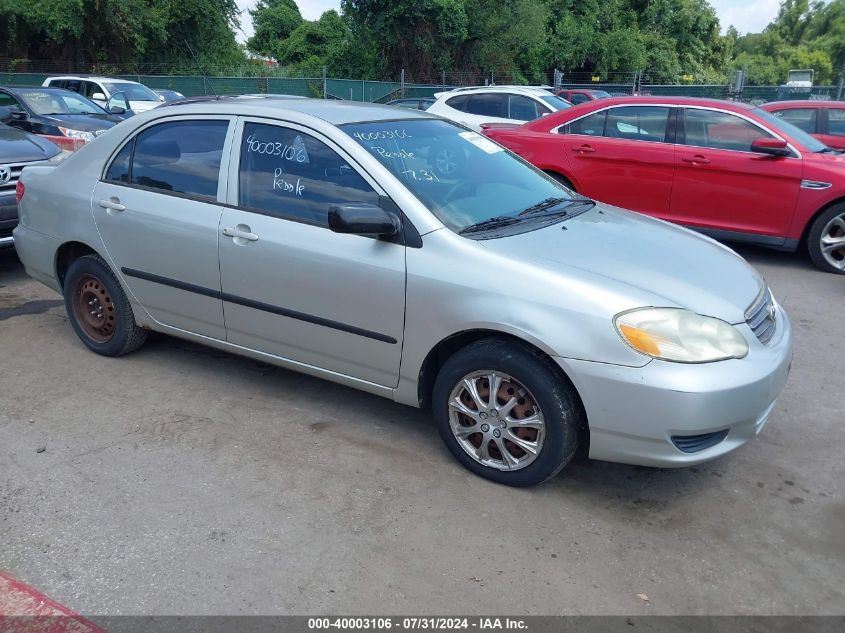 JTDBR32E330015105 | 2003 TOYOTA COROLLA