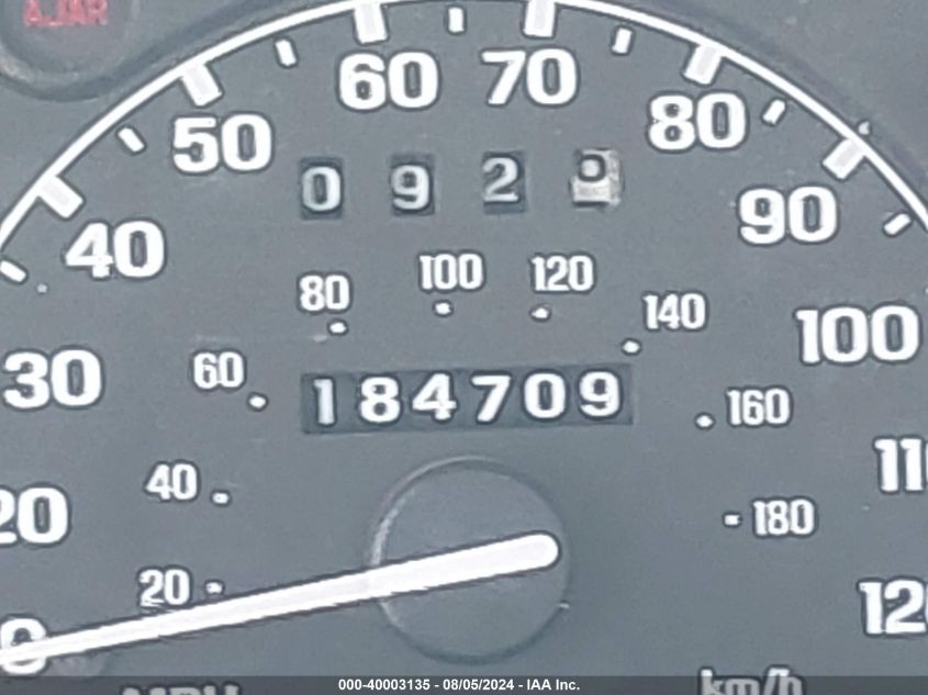 2003 Ford Ranger Edge/Xl/Xlt VIN: 1FTYR10U93PB89406 Lot: 40003135