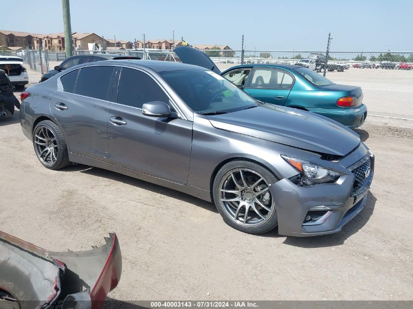 2018 Infiniti Q50 3.0T Luxe VIN: JN1EV7AP5JM363533 Lot: 40003143