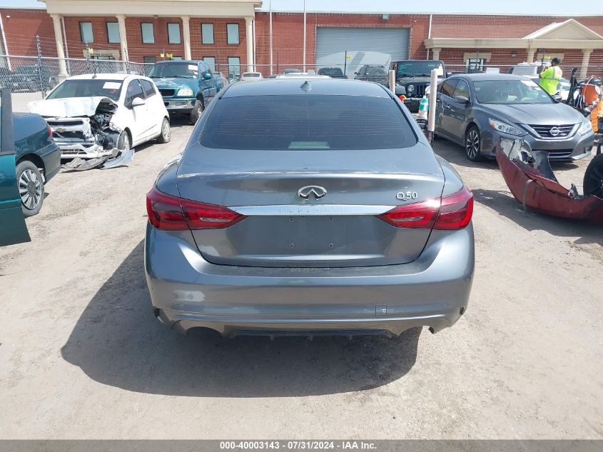 2018 Infiniti Q50 3.0T Luxe VIN: JN1EV7AP5JM363533 Lot: 40003143