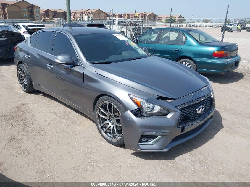 2018 Infiniti Q50 3.0T Luxe VIN: JN1EV7AP5JM363533 Lot: 40003143