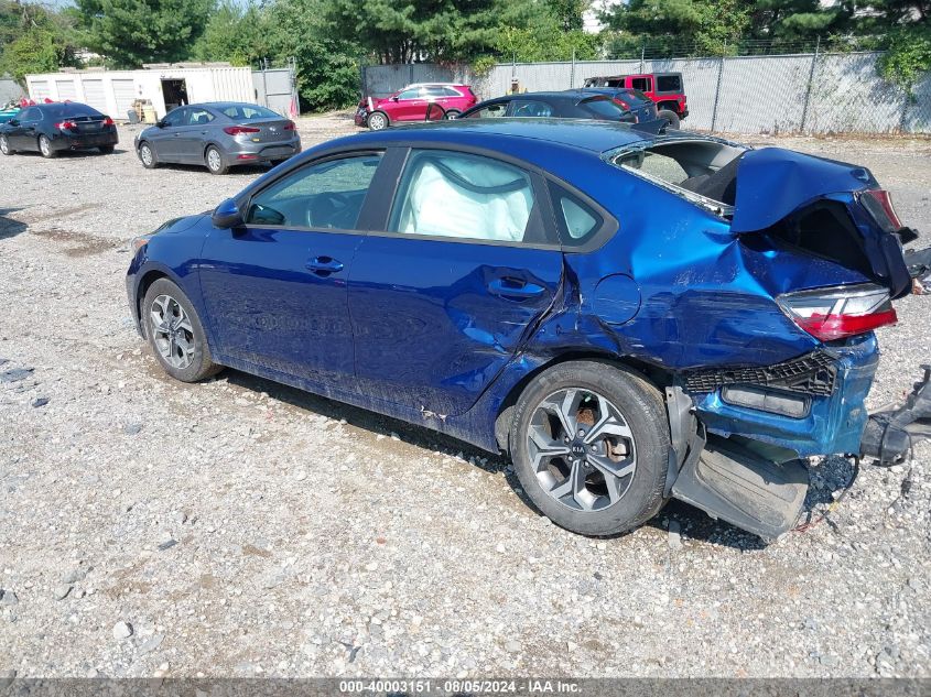 2020 Kia Forte Fe/Lxs VIN: 3KPF24AD0LE206539 Lot: 40003151