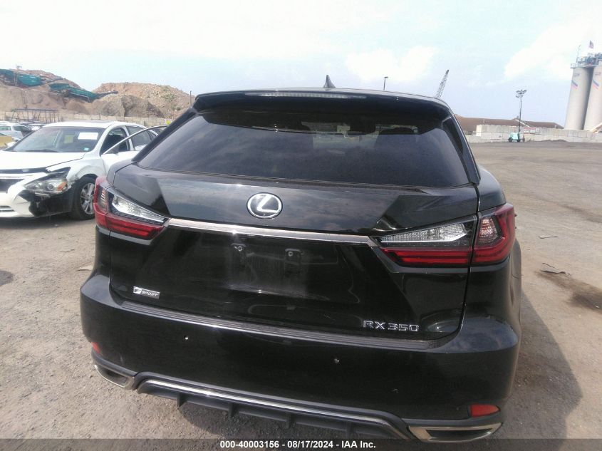 2020 Lexus Rx 350 F Sport VIN: 2T2SZMDA8LC244073 Lot: 40003156