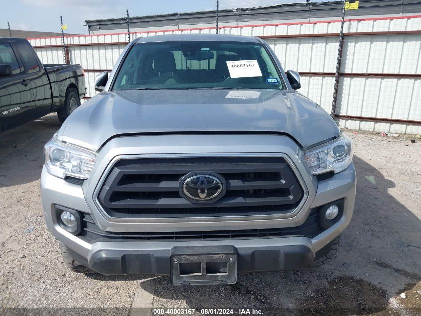 2022 Toyota Tacoma Sr5 V6 VIN: 3TMCZ5ANXNM484824 Lot: 40003167