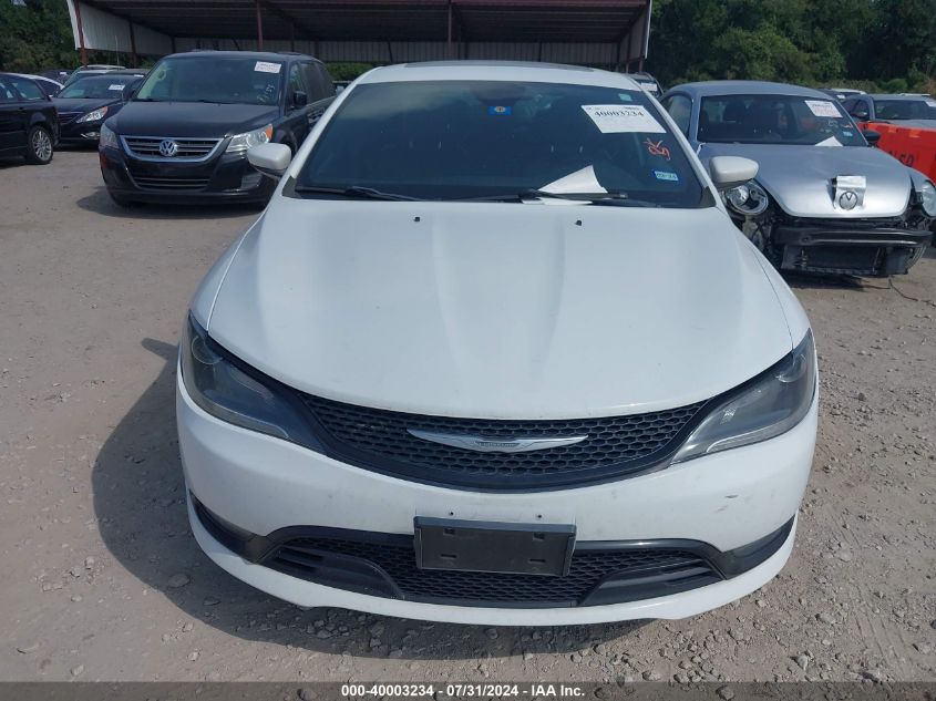 2015 Chrysler 200 S VIN: 1C3CCCDG7FN678466 Lot: 40003234