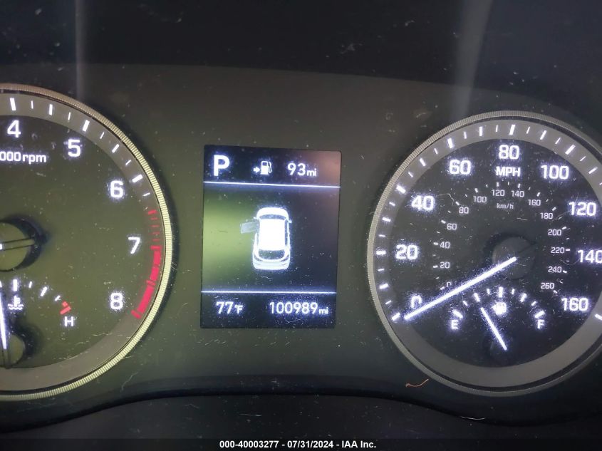 2019 Hyundai Tucson Se VIN: KM8J23A42KU882555 Lot: 40003277