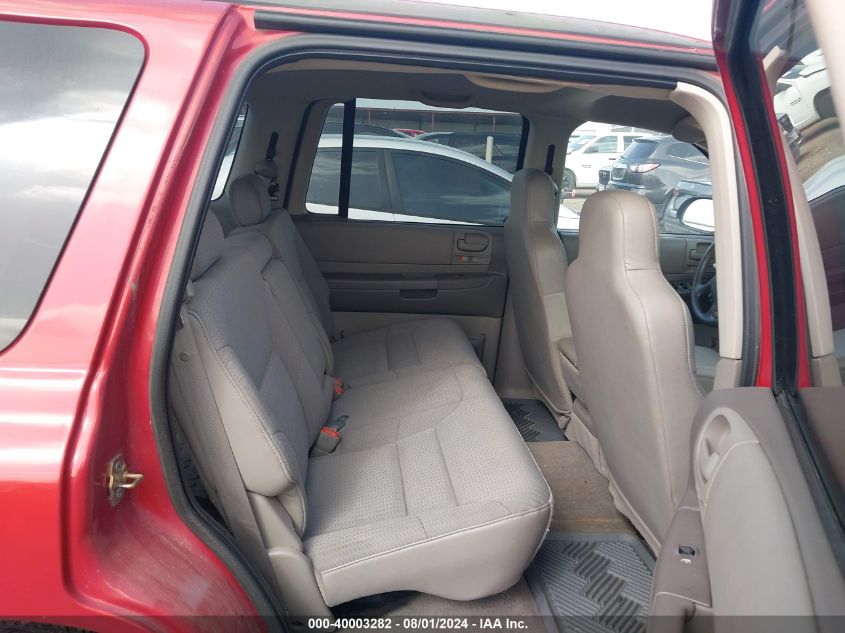 2001 Dodge Durango VIN: 1B4HR28N11F598096 Lot: 40003282