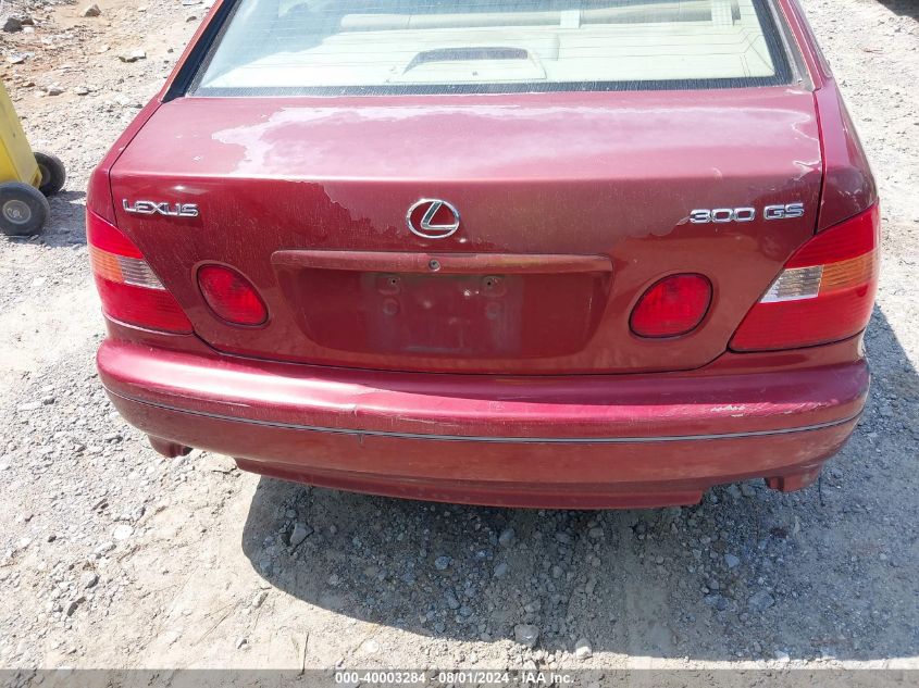 1999 Lexus Gs 300 VIN: JT8BD68S2X0068203 Lot: 40003284