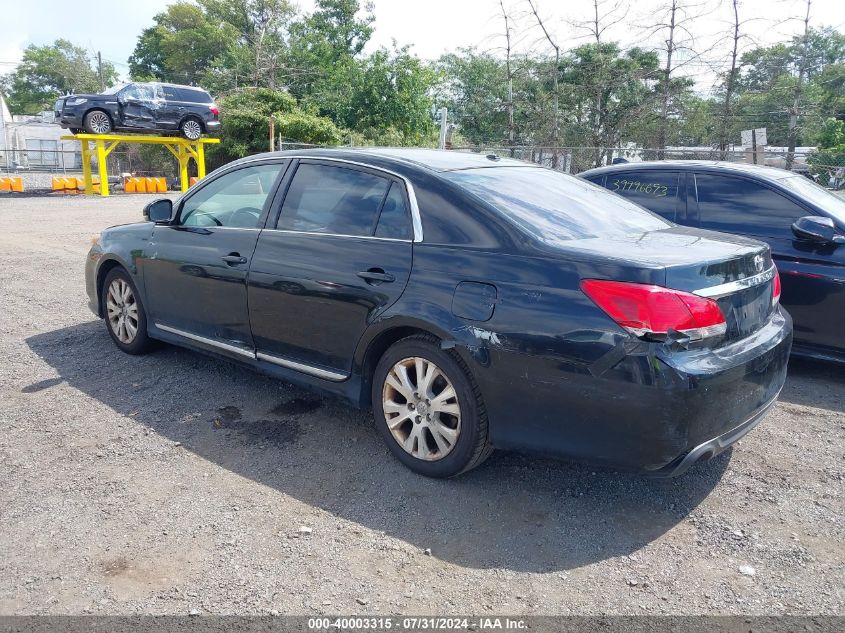 4T1BK3DB5CU449313 | 2012 TOYOTA AVALON