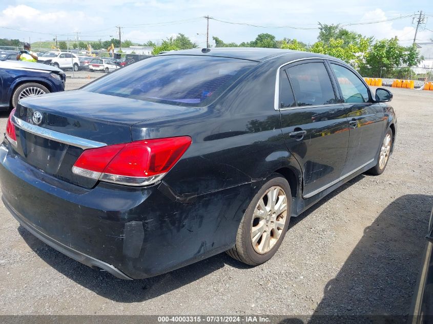 4T1BK3DB5CU449313 | 2012 TOYOTA AVALON