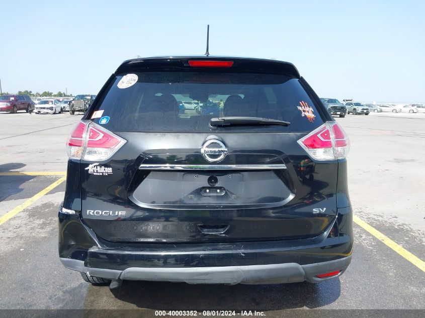 2015 Nissan Rogue Sv VIN: KNMAT2MT0FP531470 Lot: 40003352