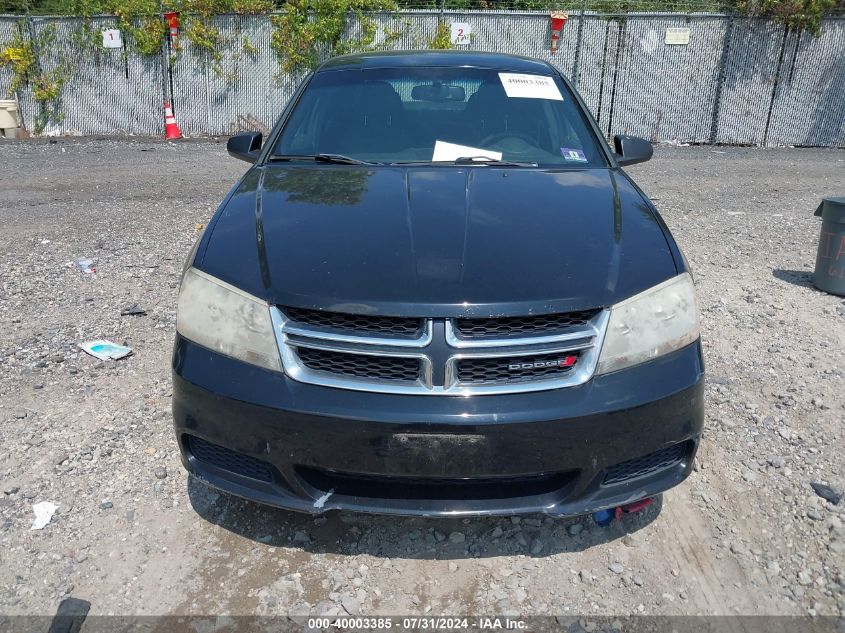 1C3CDZAB5DN677595 2013 Dodge Avenger Se