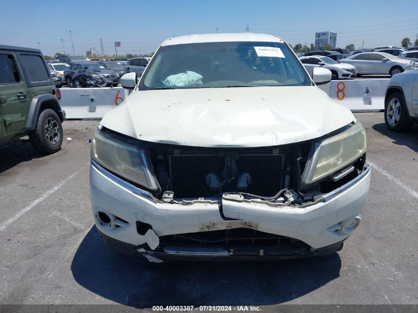 2014 Nissan Pathfinder S VIN: 5N1AR2MN2EC674132 Lot: 40003387