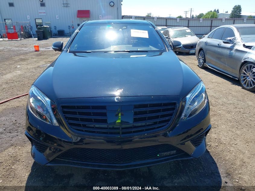 2015 Mercedes-Benz S 63 Amg 4Matic VIN: WDDUG7JB3FA095376 Lot: 40003389