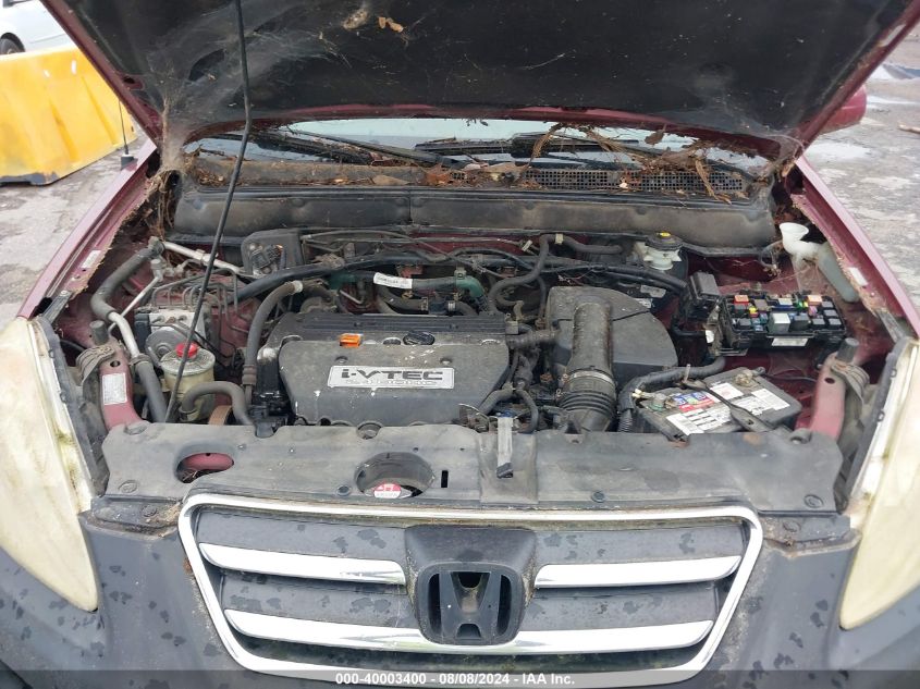 2006 Honda Cr-V Ex VIN: SHSRD78876U428973 Lot: 40003400