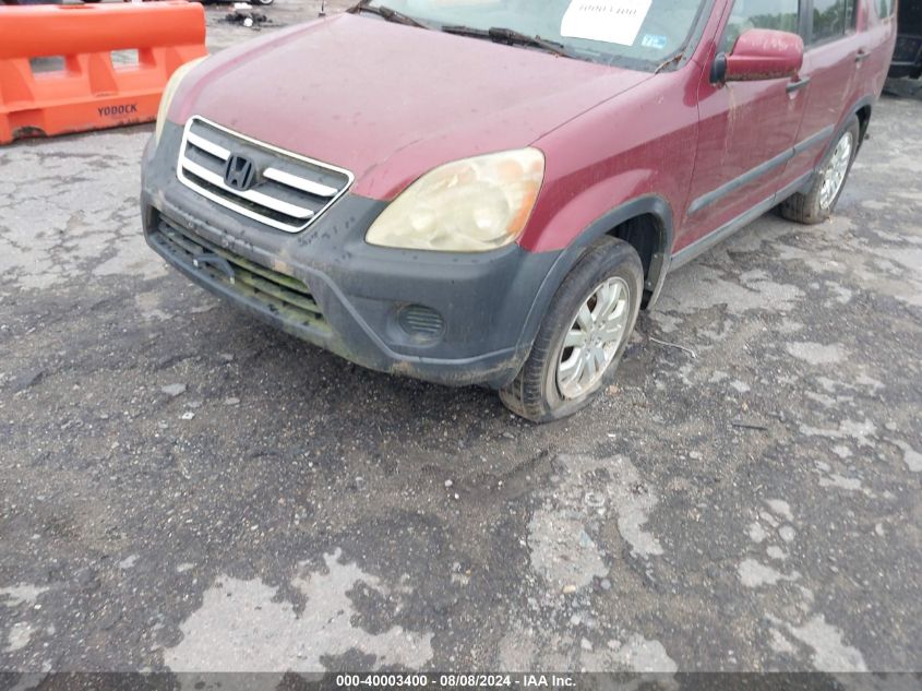 2006 Honda Cr-V Ex VIN: SHSRD78876U428973 Lot: 40003400