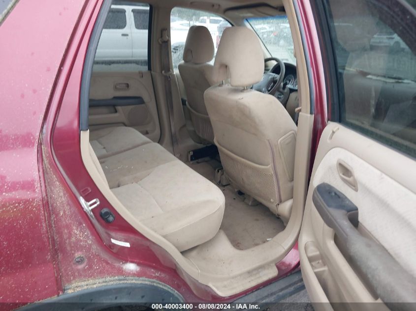 2006 Honda Cr-V Ex VIN: SHSRD78876U428973 Lot: 40003400