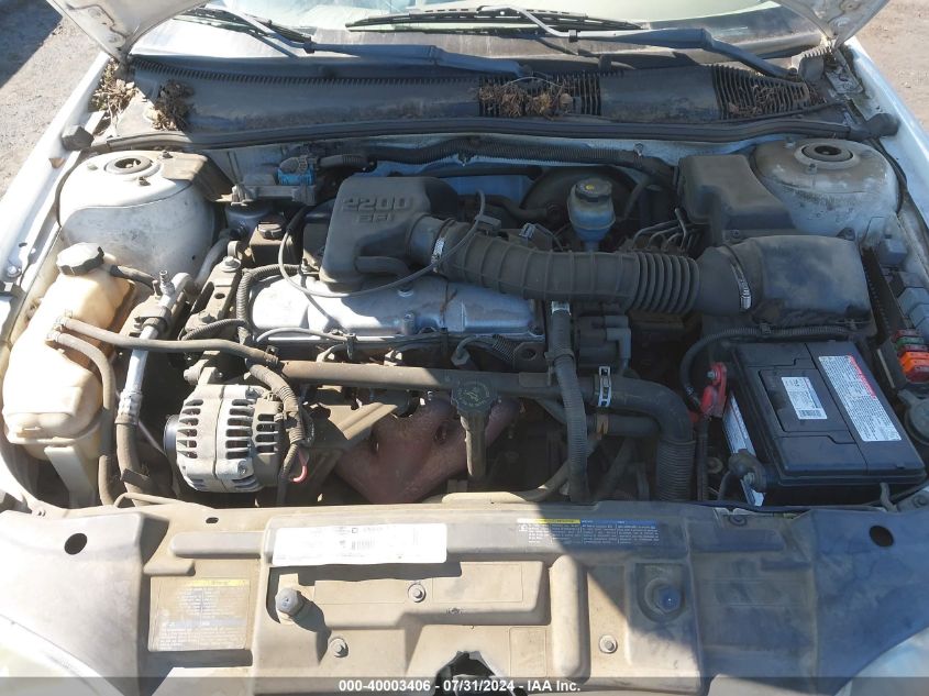 2002 Chevrolet Cavalier Cng VIN: 1G1JC524527106178 Lot: 40003406