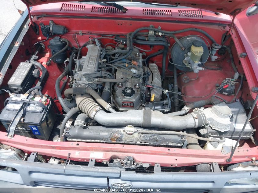 1994 Toyota Pickup 1/2 Ton Short Whlbase Stb VIN: 4TARN81A7RZ234011 Lot: 40003428