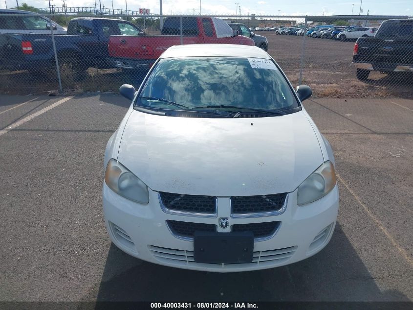 2006 Dodge Stratus Sxt VIN: 1B3EL46T66N160807 Lot: 40003431