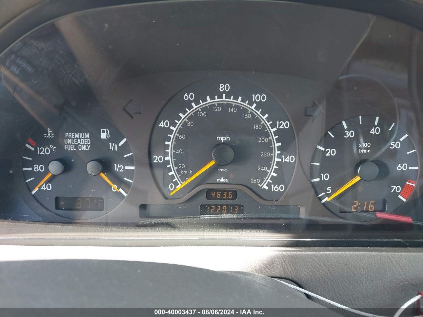 1997 Mercedes-Benz C 280 VIN: WDBHA28E6VF517172 Lot: 40003437