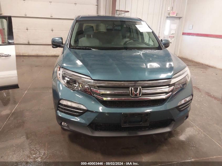 2017 Honda Pilot Ex-L VIN: 5FNYF6H52HB082363 Lot: 40003446