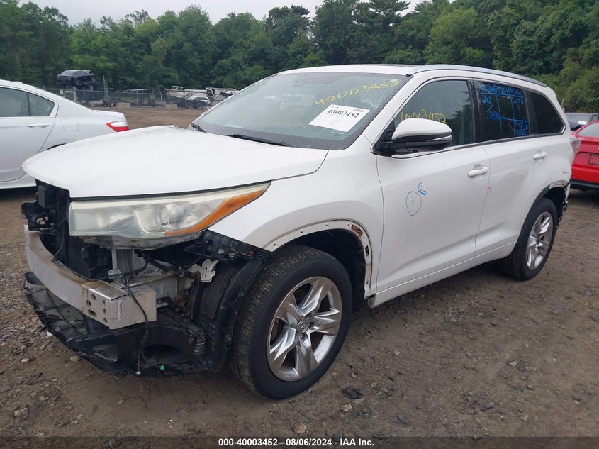 2015 TOYOTA HIGHLANDER LIMITED/LTD PLATINUM - 5TDDKRFH8FS140431