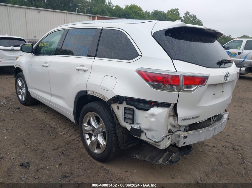 2015 TOYOTA HIGHLANDER LIMITED/LTD PLATINUM - 5TDDKRFH8FS140431