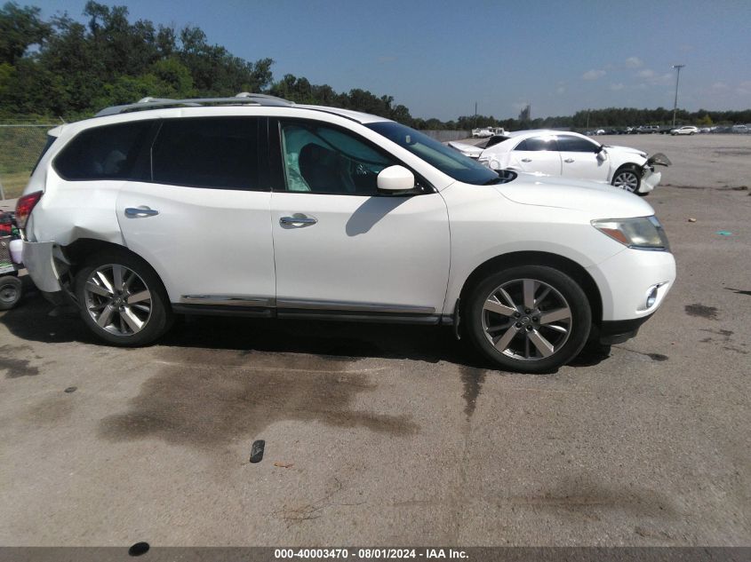 2014 Nissan Pathfinder Platinum VIN: 5N1AR2MN8EC618289 Lot: 40003470