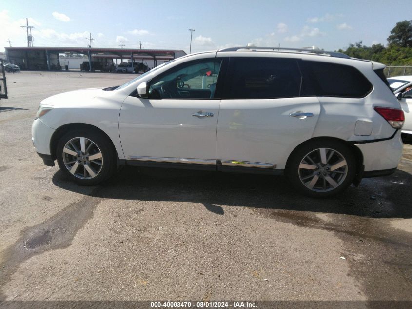 2014 Nissan Pathfinder Platinum VIN: 5N1AR2MN8EC618289 Lot: 40003470