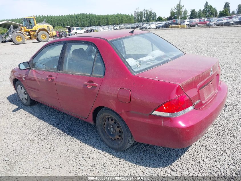 2004 Mitsubishi Lancer Es VIN: JA3AJ26E04U065766 Lot: 40003479