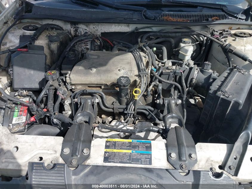 2006 Chevrolet Monte Carlo Lt 3.5L VIN: 2G1WM15K269290389 Lot: 40003511