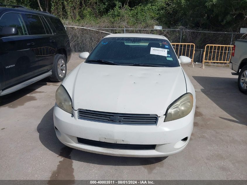 2006 Chevrolet Monte Carlo Lt 3.5L VIN: 2G1WM15K269290389 Lot: 40003511