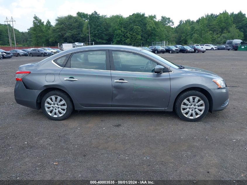 2015 Nissan Sentra S VIN: 3N1AB7AP7FY325085 Lot: 40003535