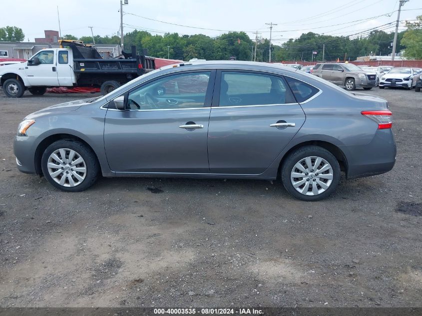 2015 Nissan Sentra S VIN: 3N1AB7AP7FY325085 Lot: 40003535