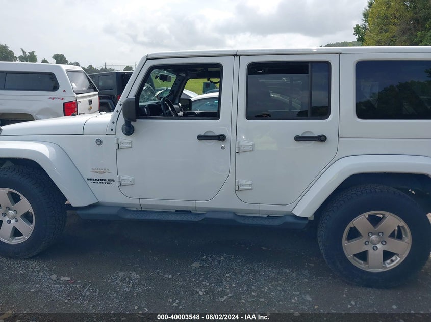 2012 Jeep Wrangler Unlimited Sahara VIN: 1C4HJWEG1CL154213 Lot: 40003548