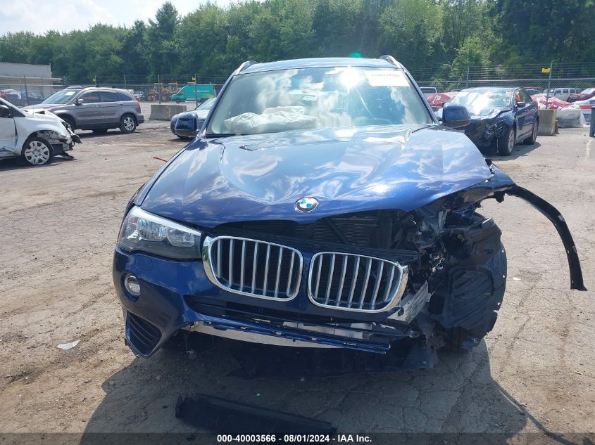 2016 BMW X3 xDrive28I VIN: 5UXWX9C51G0D91947 Lot: 40003566