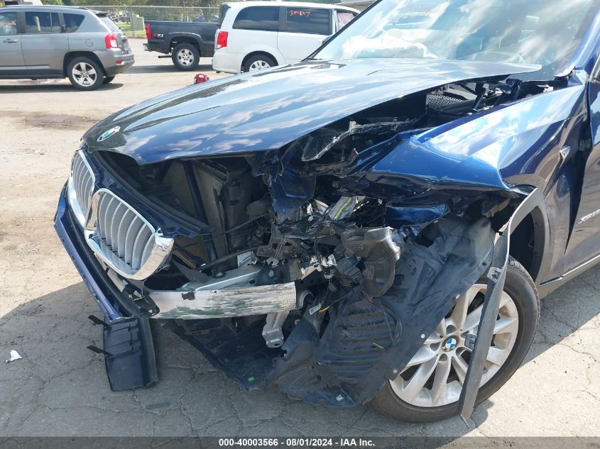 2016 BMW X3 xDrive28I VIN: 5UXWX9C51G0D91947 Lot: 40003566